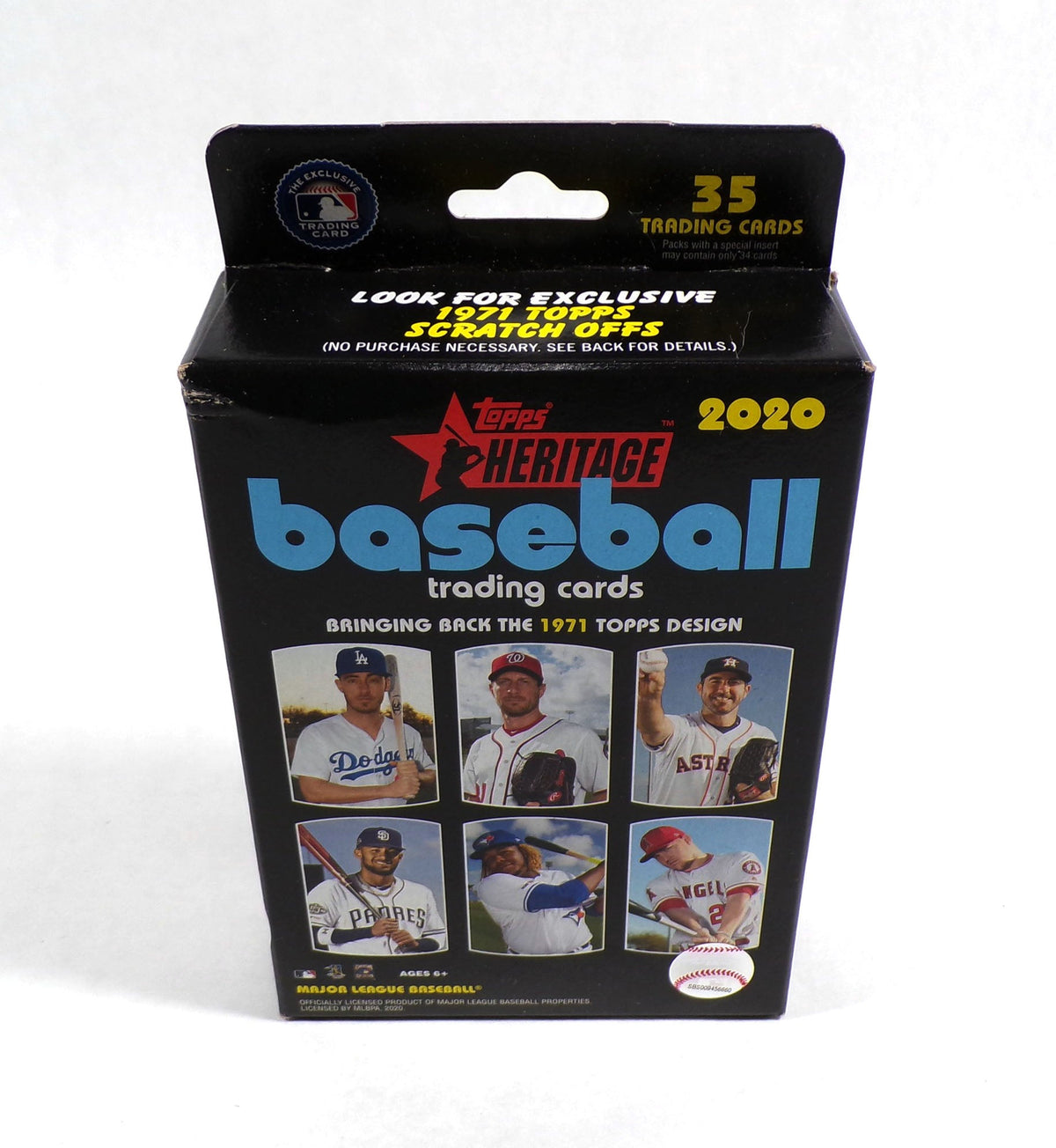 2020 Topps Heritage Baseball Hanger Box Sealed (35 Cards) 887521086627 - 887521086627