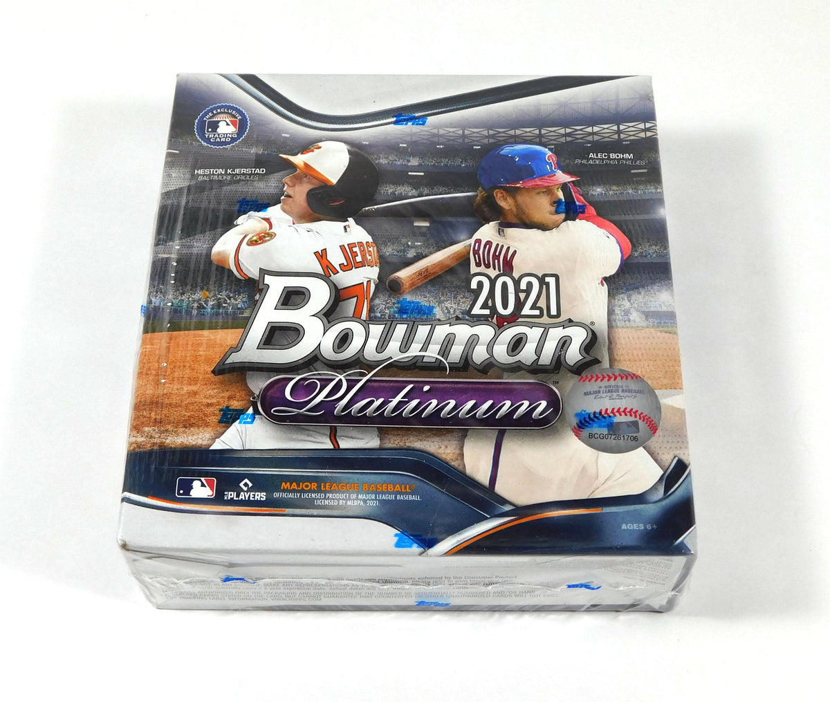 2021 Bowman Platinum Baseball Mega Box Sealed (20 Packs) - 887521100668