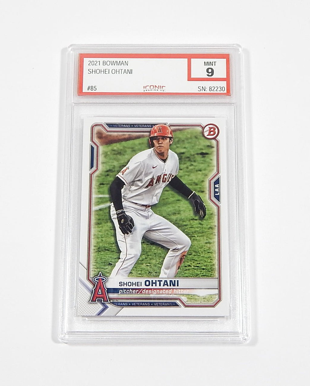 # 2021 Bowman Shohei Ohtani #85 Angels IGC 9 - DJ077166