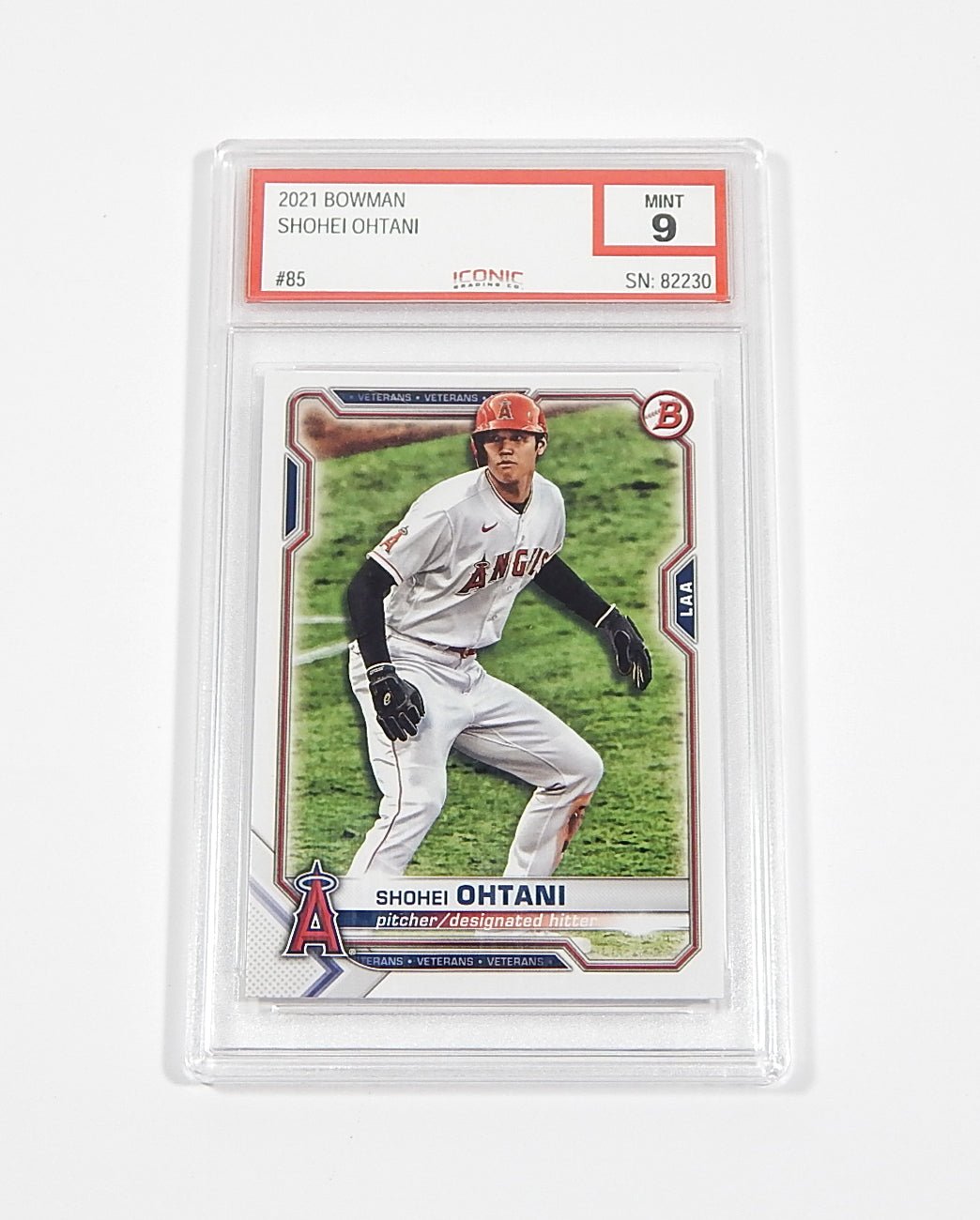 # 2021 Bowman Shohei Ohtani #85 Angels IGC 9 - DJ077166