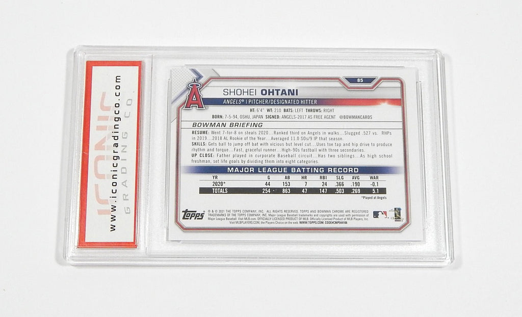 # 2021 Bowman Shohei Ohtani #85 Angels IGC 9 - DJ077166