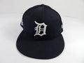 2021 Detroit Tigers Game Issued Navy Hat Jack Morris Retirement Patch 7.125 8 - DP49698