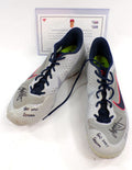 2021 Jack Flaherty#22 Cardinals Autographed Player-Worn Grey Nike Cleats Size 14 - DM93692