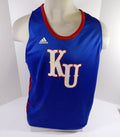 2022-23 Kansas Jayhawks KU Game Used Blue Basketball Practice Jersey DP55577 - DP55577