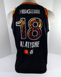 2022-23 Ontario Clippers Warith Alatishe #18 Game Used Black Jersey McDonald 9 - DP52509