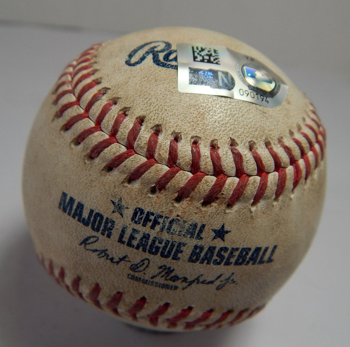 2022 Braves Marlins Game Used Baseball Ian Anderson Jacob Stallings Ball - DP49412