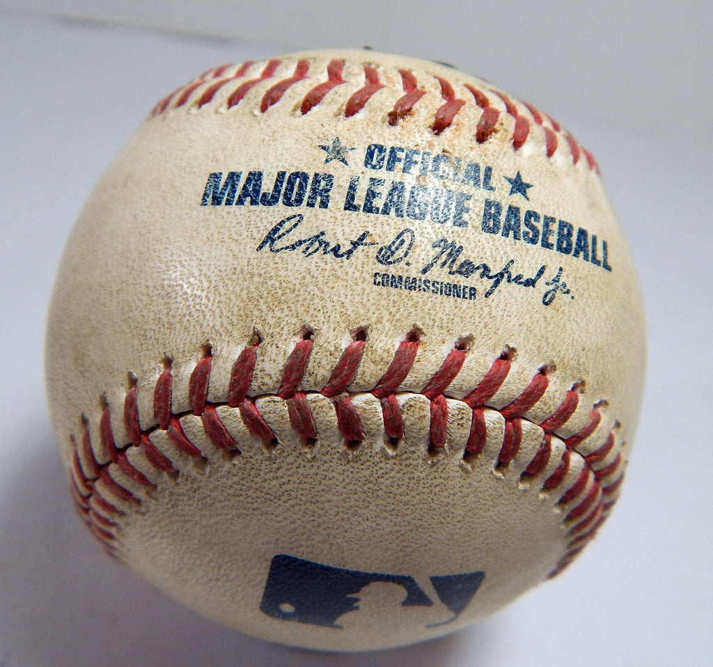 2022 Braves Marlins Game Used Baseball Ian Anderson Jacob Stallings Ball - DP49412
