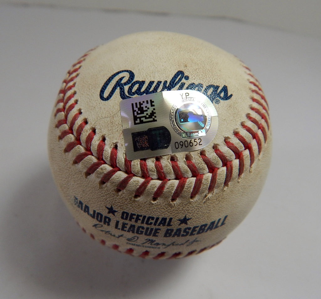 2022 Padres Miami Marlins Game Used Baseball Joe Musgrove Jacob Stallings Single - DP49355