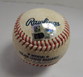 2022 Padres Miami Marlins Game Used Baseball Joe Musgrove Jacob Stallings Single - DP49355