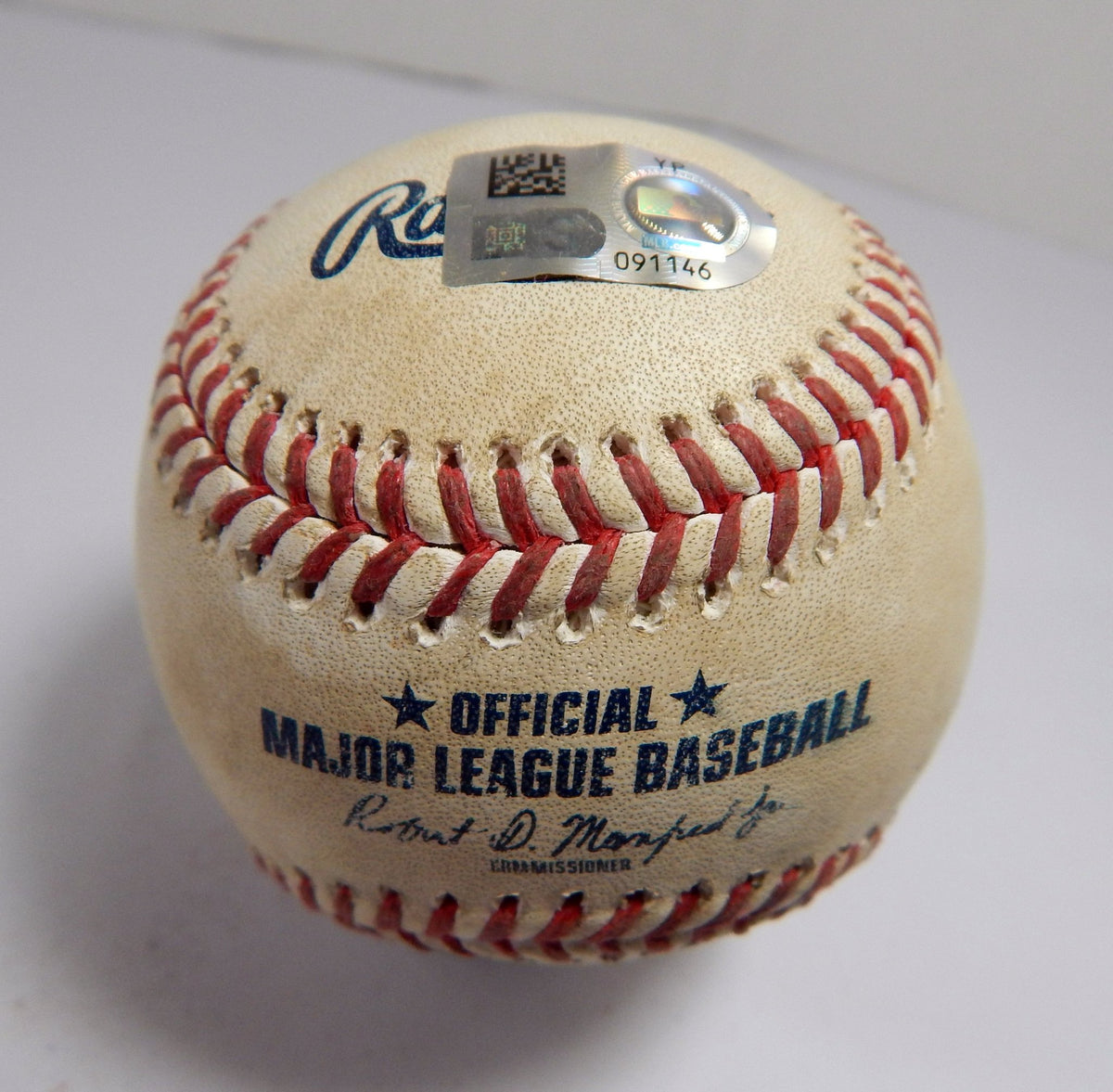 2022 Phillies Marlins Game Used Baseball Bailey Falter Brian Anderson Foul. - DP49382