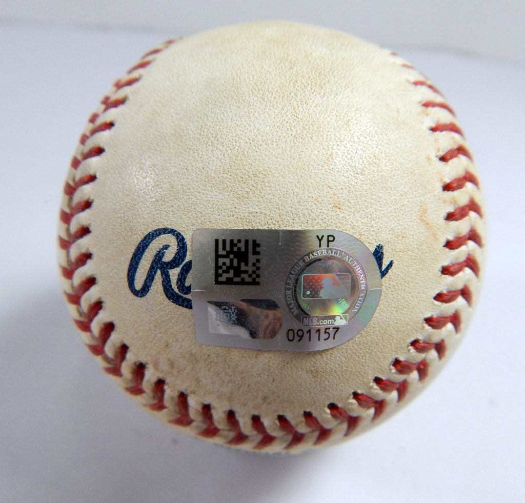 2022 Phillies Marlins Game Used Baseball Jose Alvarado Charles Leblanc Ball - DP49233