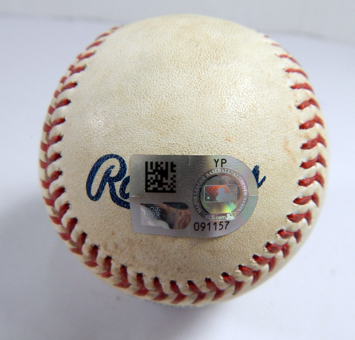 2022 Phillies Marlins Game Used Baseball Jose Alvarado Charles Leblanc Ball - DP49233