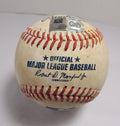 2022 Texas Rangers Marlins Game Used Baseball Tommy Nance Sam Huff GroundOut - DP49385