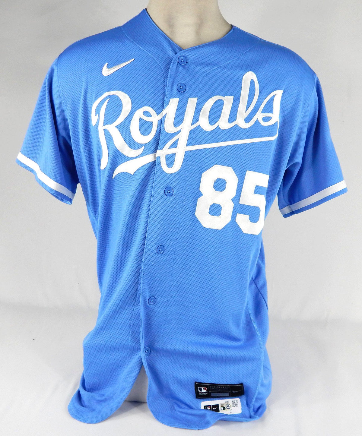 2023 Kansas City Royals Wallace #85 Game Issued Powder Blue Jersey 46 DP65235 - DP65235