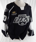2025-26 Ontario Reign Otto Salin #10 Game Used Black Jersey Set 2 56 101 - DP116101