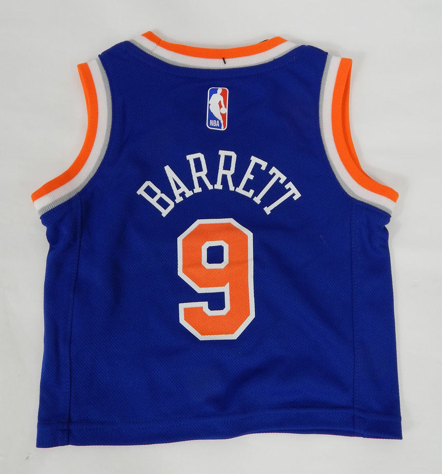 2022 Infant New York Knicks RJ Barrett #9 NBA Authentics Blue Jersey Nike 18M Pic2