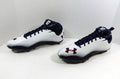 Auburn Tigers UA Lowtop MC Team Issued White Football Cleats 15