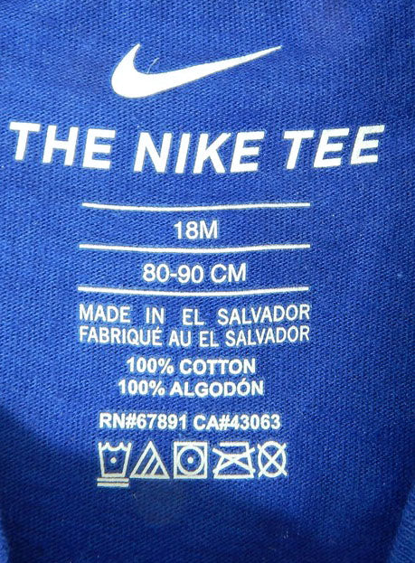 2021-22 Infant New York Knicks RJ Barrett #9 N&N Jersey Blue Shirt Nike 18M Pic2