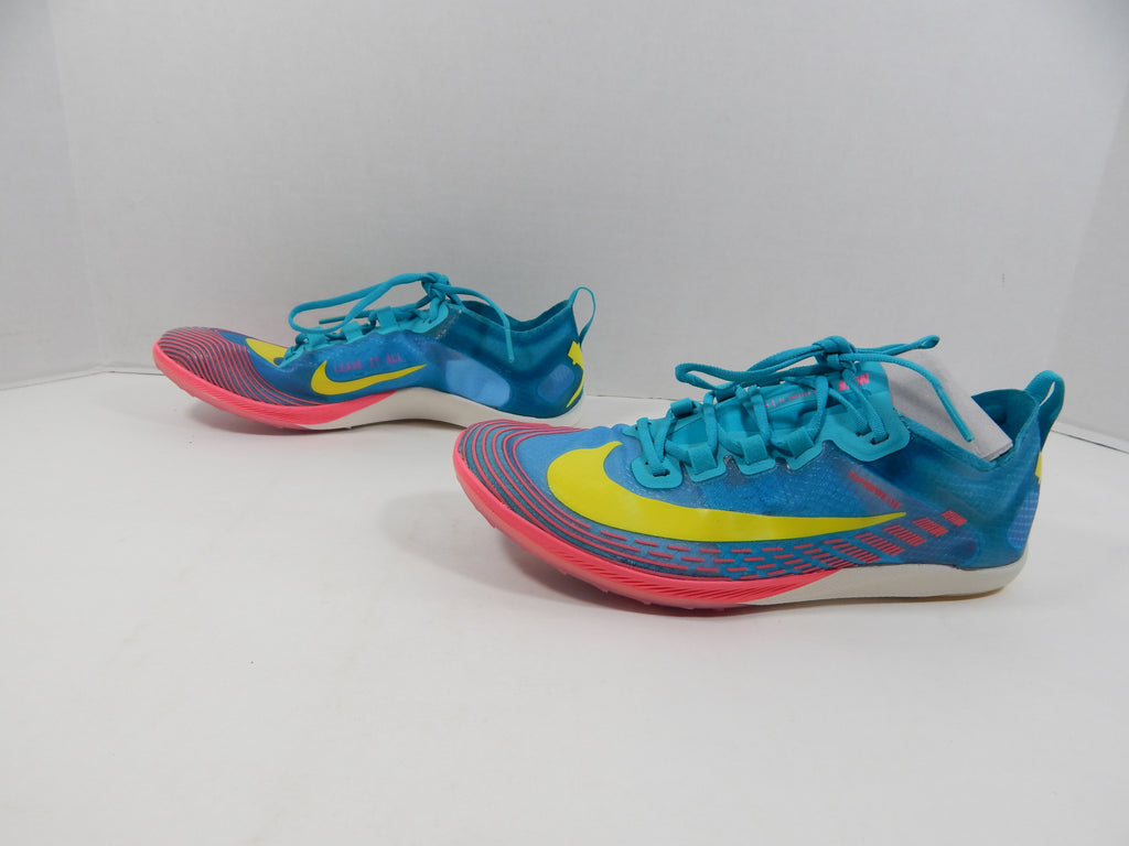 Utah State Aggies Nike Zoom Victory XC 5 Lakeside Blue/Yellow Track Spikes 5 Pic2