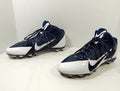 Nike Alpha Pro 3/4 TD Midtop White/Navy Football Cleats Size 14