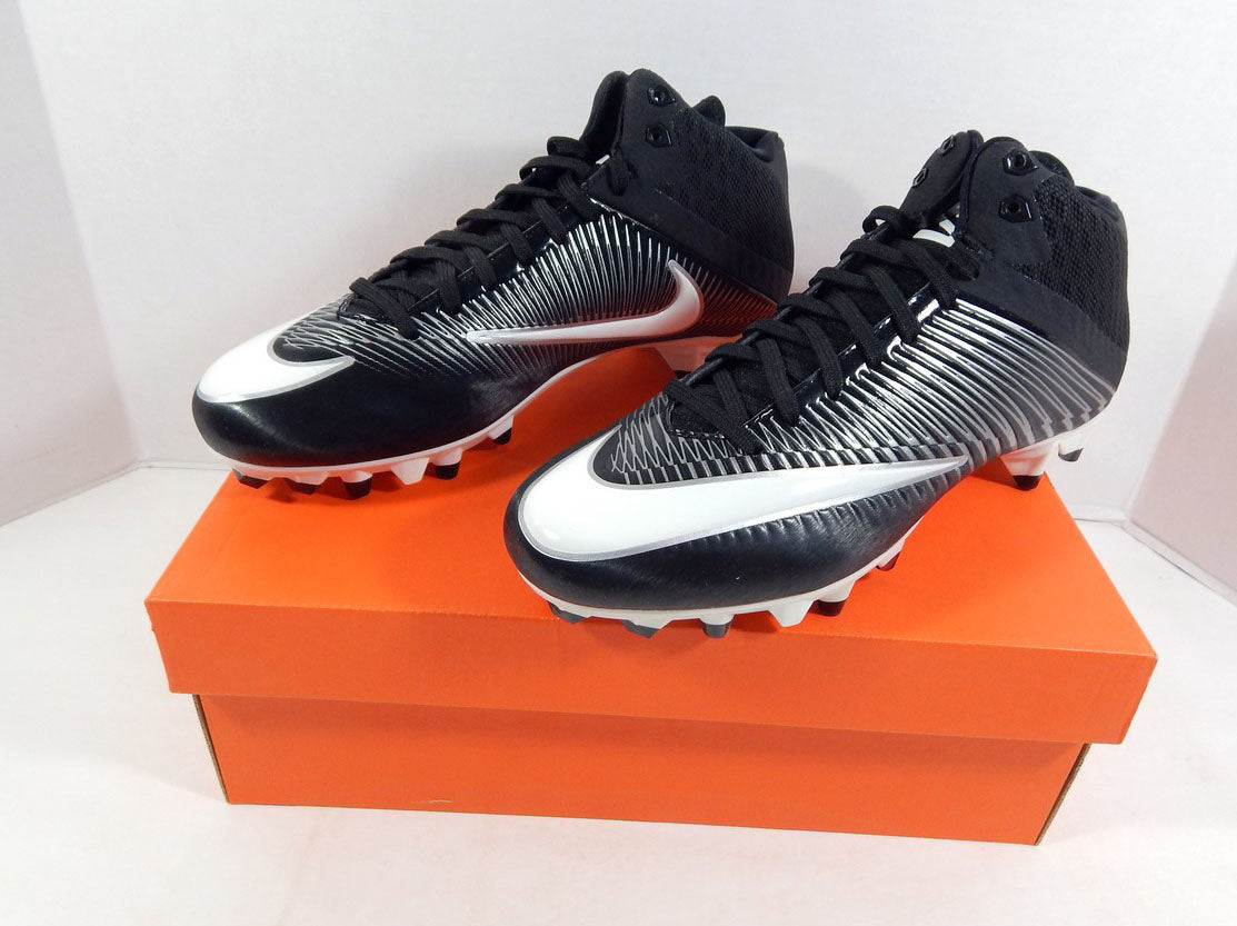 2016 Utah State Aggies Nike Vapor Speed 2 3/4 TD CF Black Football Cleats 9.5