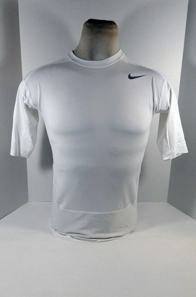 Mens TCU Horned Frogs Team Issued Pro Combat HYPERCOOL White/Grey Shirt Nike XL