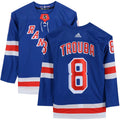 Jacob Trouba #8 New York Rangers Adidas Primegreen NHL Hockey Jersey New Blue 56