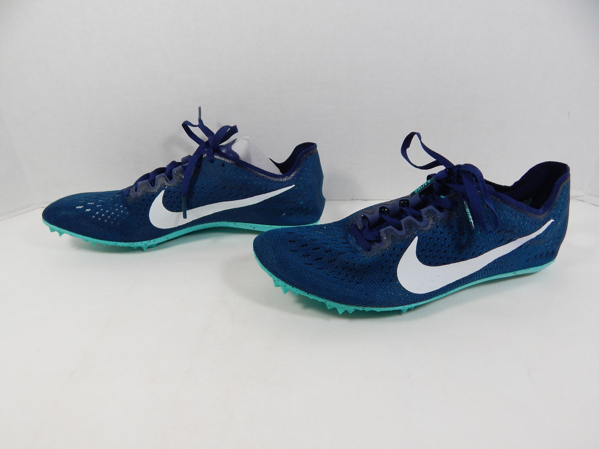 Utah State Aggies Nike Zoom Victory 3 Blue/White Track Spikes Size 7.5 Pic2