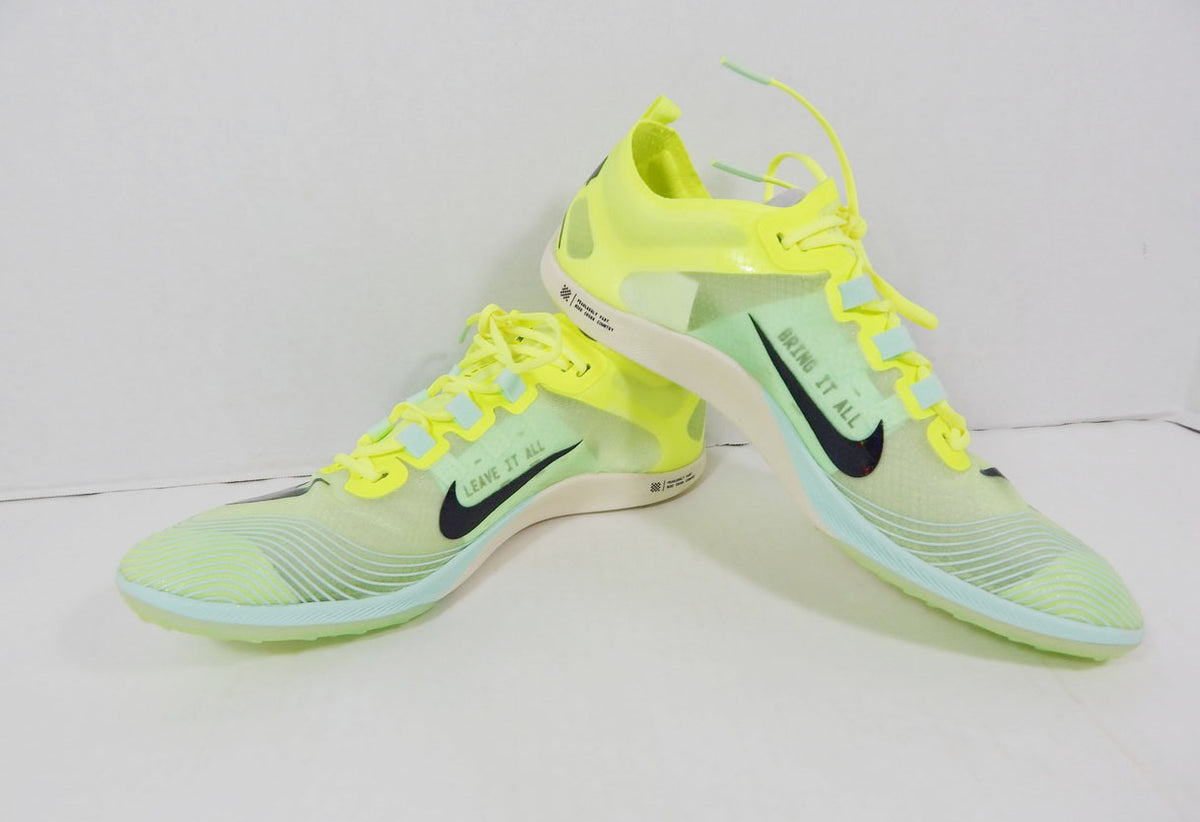 Nike Zoom Victory XC 5 Lowtop Utah State Mint/Neon Yellow Track & Field Spikes 7 Pic2