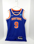 2022-23 Mens New York Knicks RJ Barrett #9 Swingman Blue Jersey Nike 40