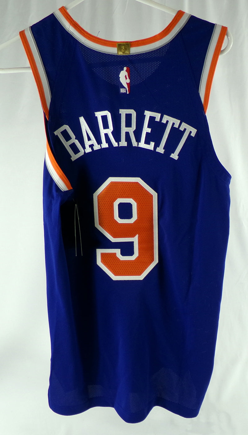 2019-20 New York Knicks RJ Barrett #9 Authentic Blue Basketball Jersey Size 40 S