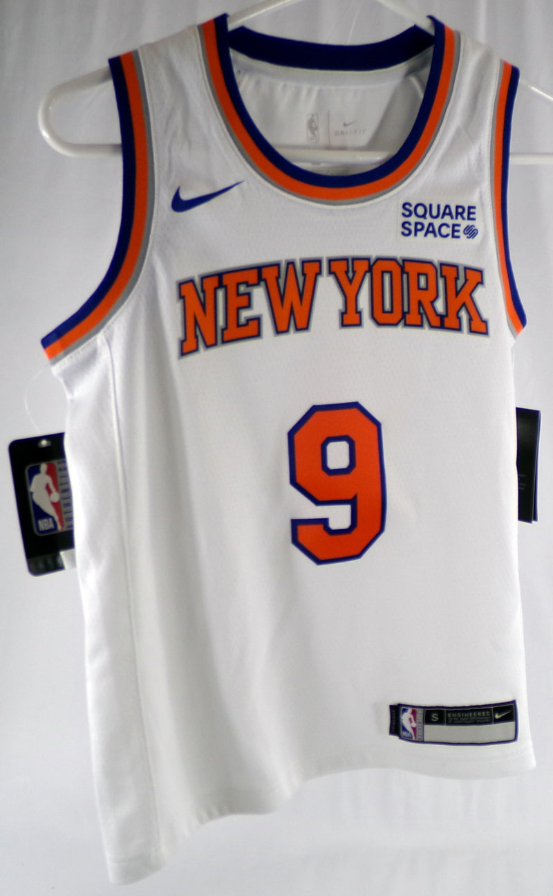 Youth 2019-20 New York Knicks RJ Barrett #9 Swingman White Basketball Jersey S 8 Pic2