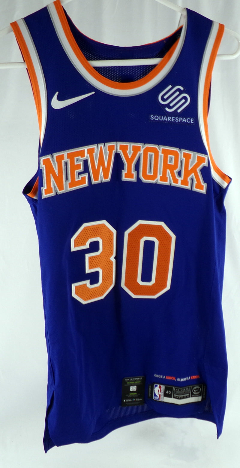 2019-20 New York Knicks Julius Randle #30 Authentic Blue Jersey Size 40 - S Pic2