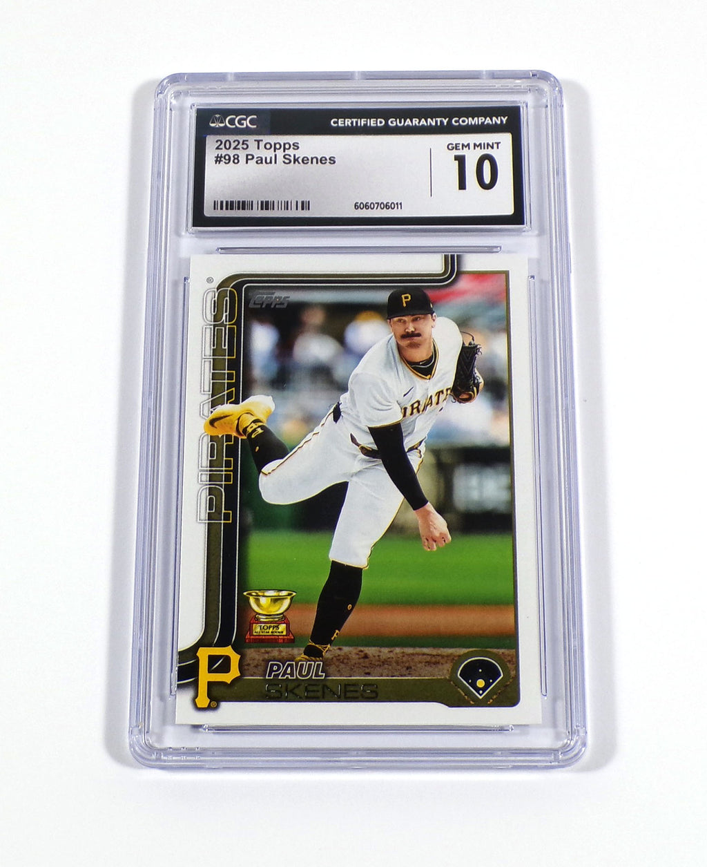 2025 Topps Paul Skenes #98 Rookie Pirates CGC 10