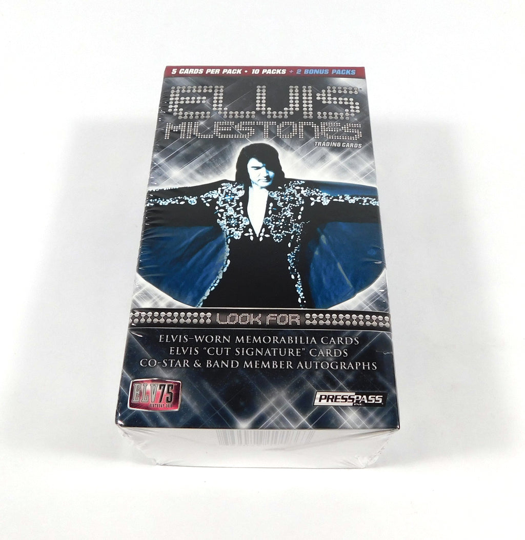 2010 Press Pass Elvis Milestones Trading Card Blaster Box Sealed (12 Packs)