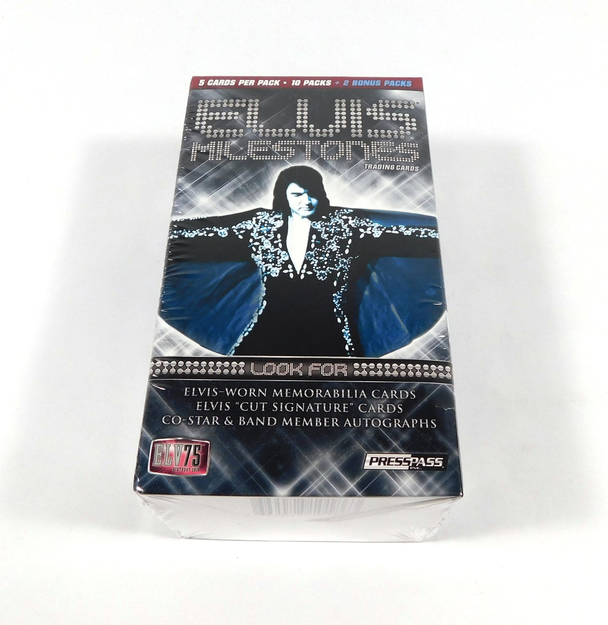 2010 Press Pass Elvis Milestones Trading Card Blaster Box Sealed (12 Packs)