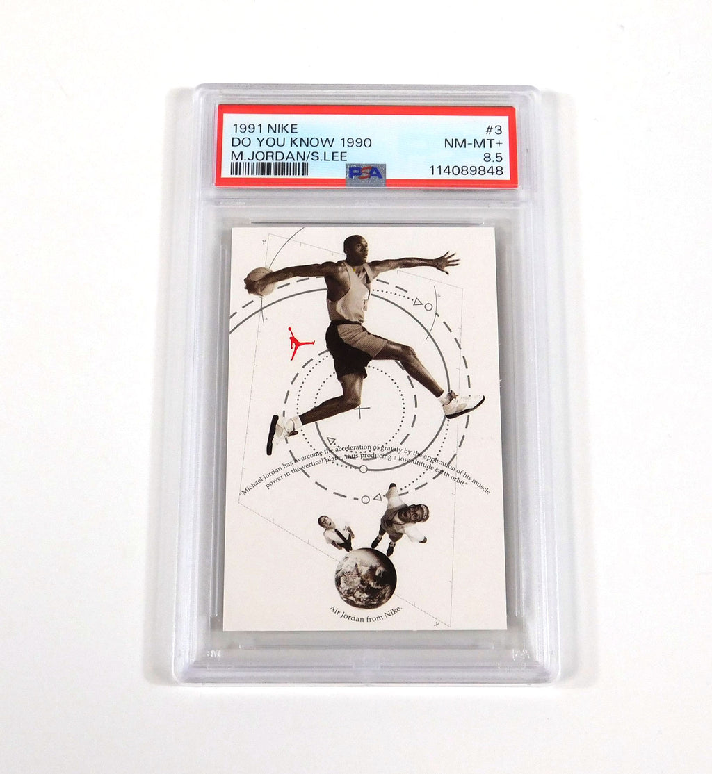 1991 Nike Michael Jordan/ Spike Lee #3 Do You Know 1990 PSA 8.5