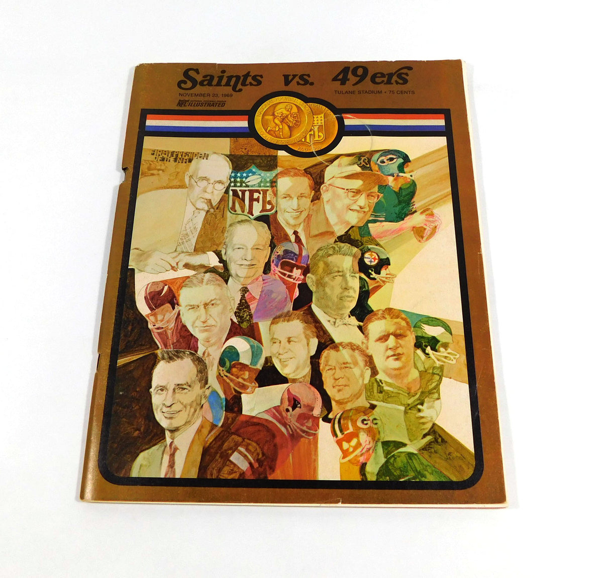 1969 New Orleans Saints at San Francisco 49ers NFL Football Program 11-23-69