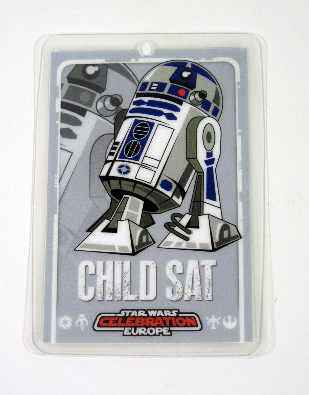 2007 Star Wars Celebration Europe Child Saturday Badge R2-D2