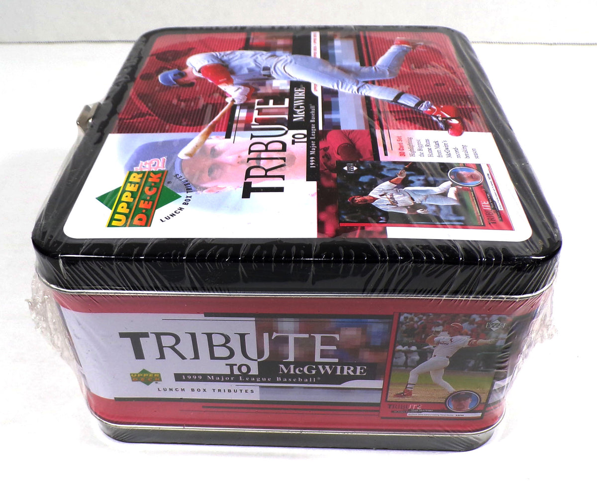 1999 Upper Deck Tribute To Mark McGwire Baseball Lunch Box Sealed (30 Card Set) Pic2