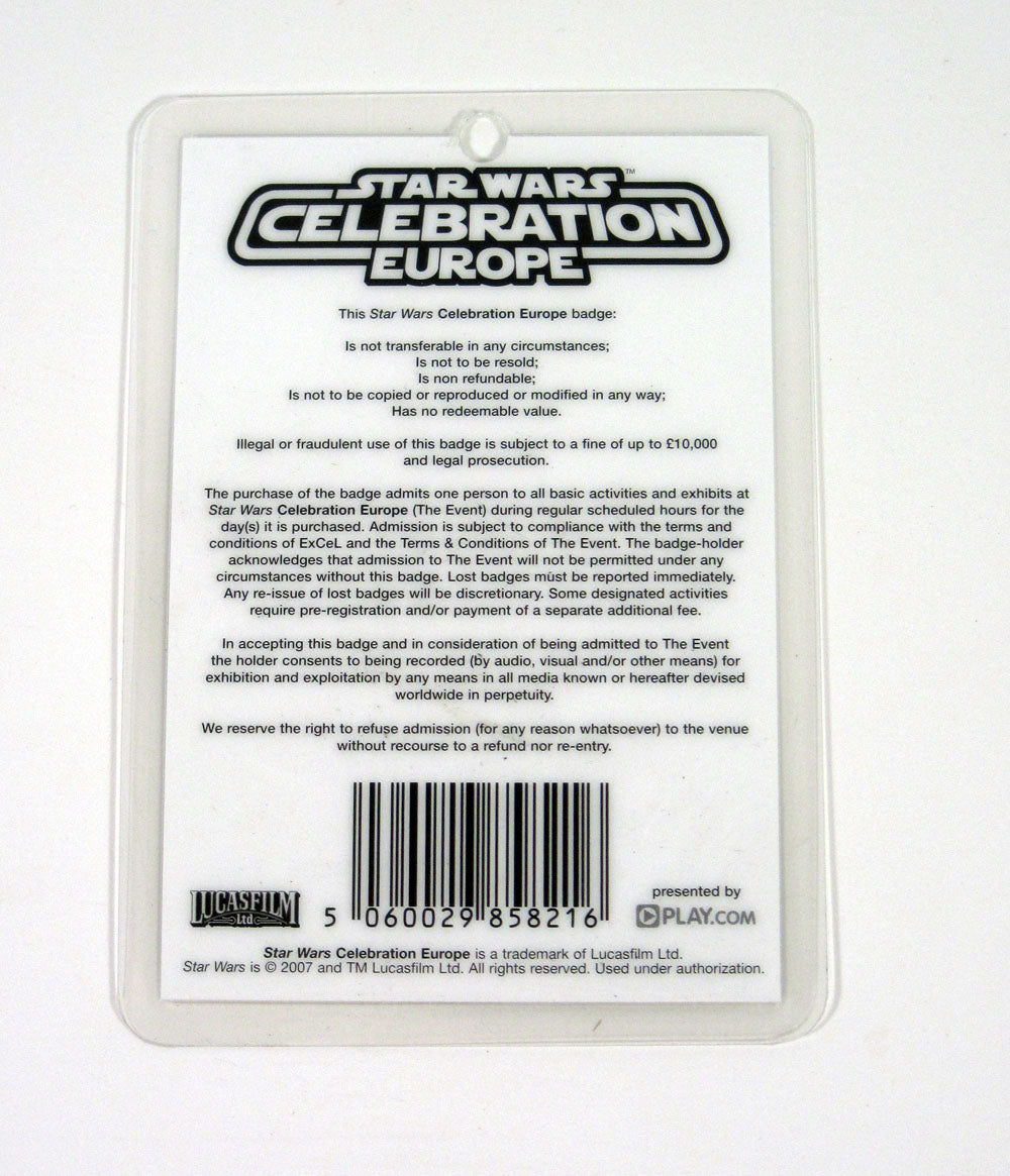 Lot of (5) 2007 Star Wars Celebration Europe Child Saturday Badge R2-D2 Pic2