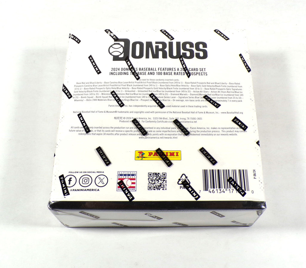 2024 Panini Donruss Baseball Mega Box Sealed (6 Packs) Liberty Blue Laser Pic2
