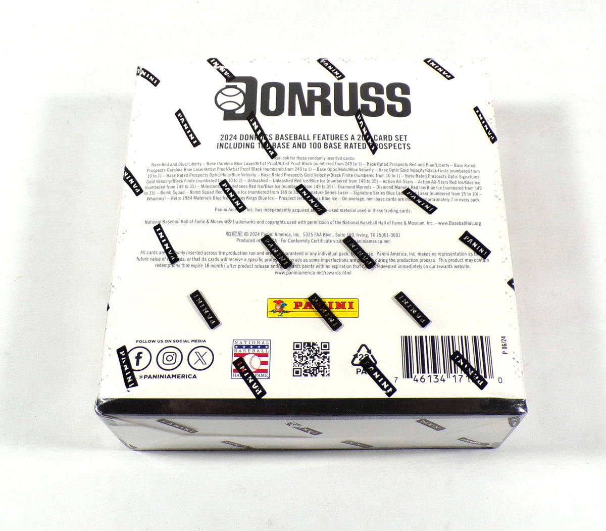 2024 Panini Donruss Baseball Mega Box Sealed (6 Packs) Liberty Blue Laser Pic2