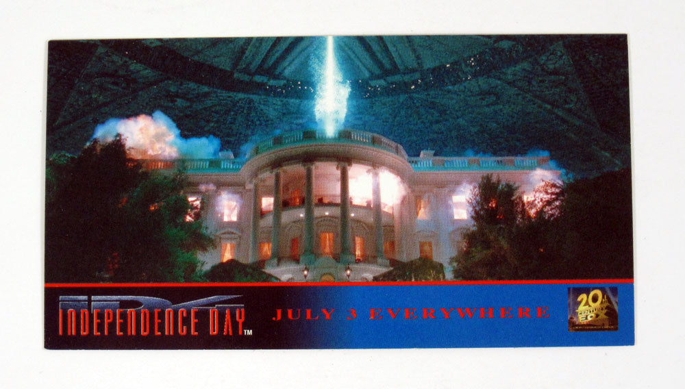 1996 Topps Independence Day (ID4) Widevision Promo Card (P1) Nm/Mt Pic2