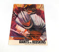 1966 Washington Redskins at New York Giants NFL Football Program 10-16-66