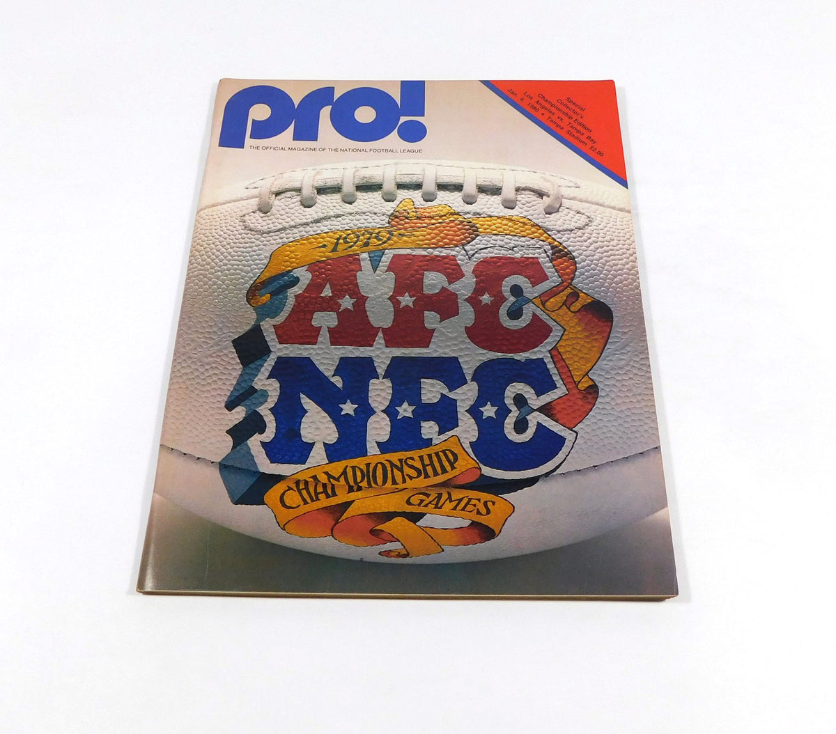 1979 NFC Championship Game Football Program Los Angeles vs Tampa Bay 1-6-80