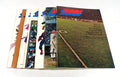 Lot of (7) Different 1970 New England Patriots NFL Football Programs w/ Marvel