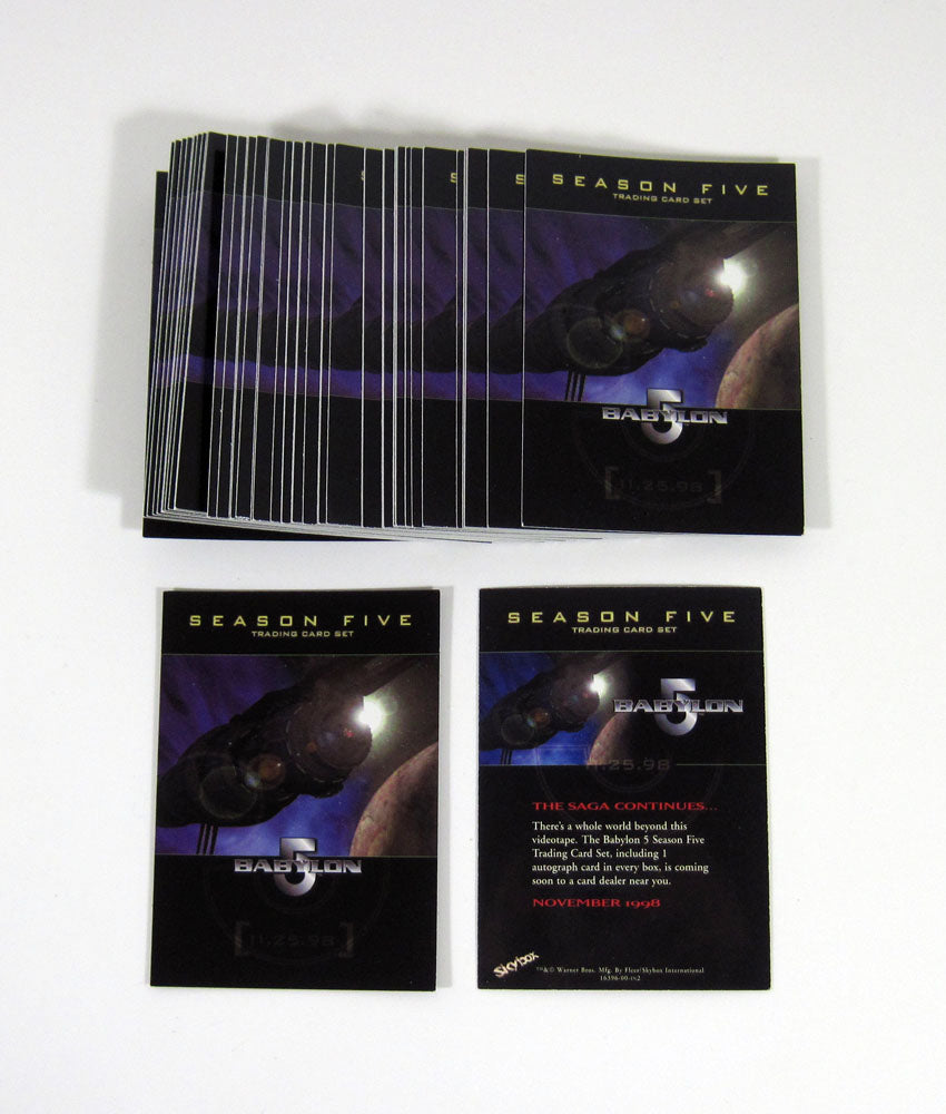 Lot of (50) 1998 Skybox Babylon 5 Season 5 Promo Card The Saga Continues Nm/Mt