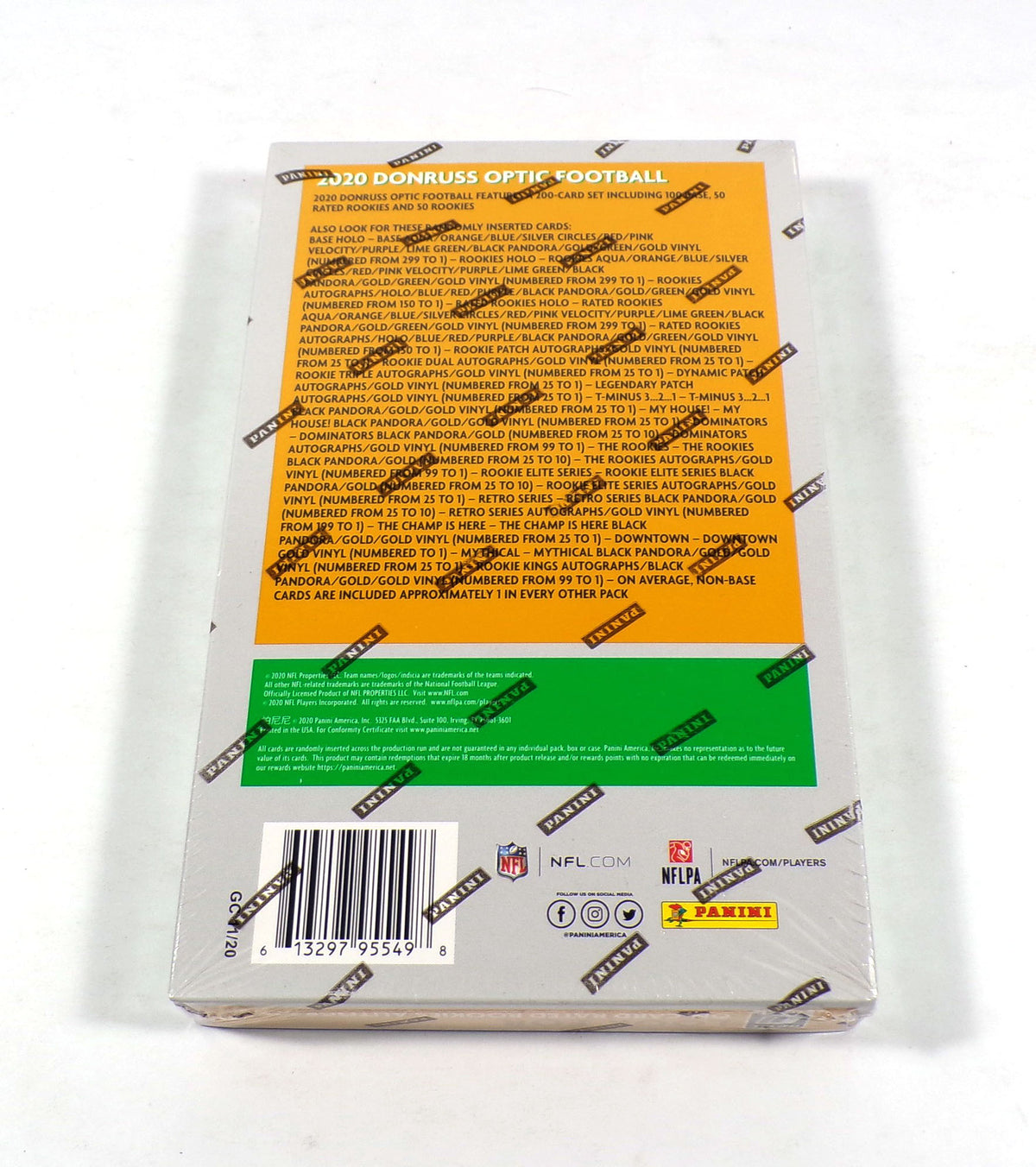 2020 Panini Donruss Optic Football Hobby Box Sealed (20 Packs) Pic2