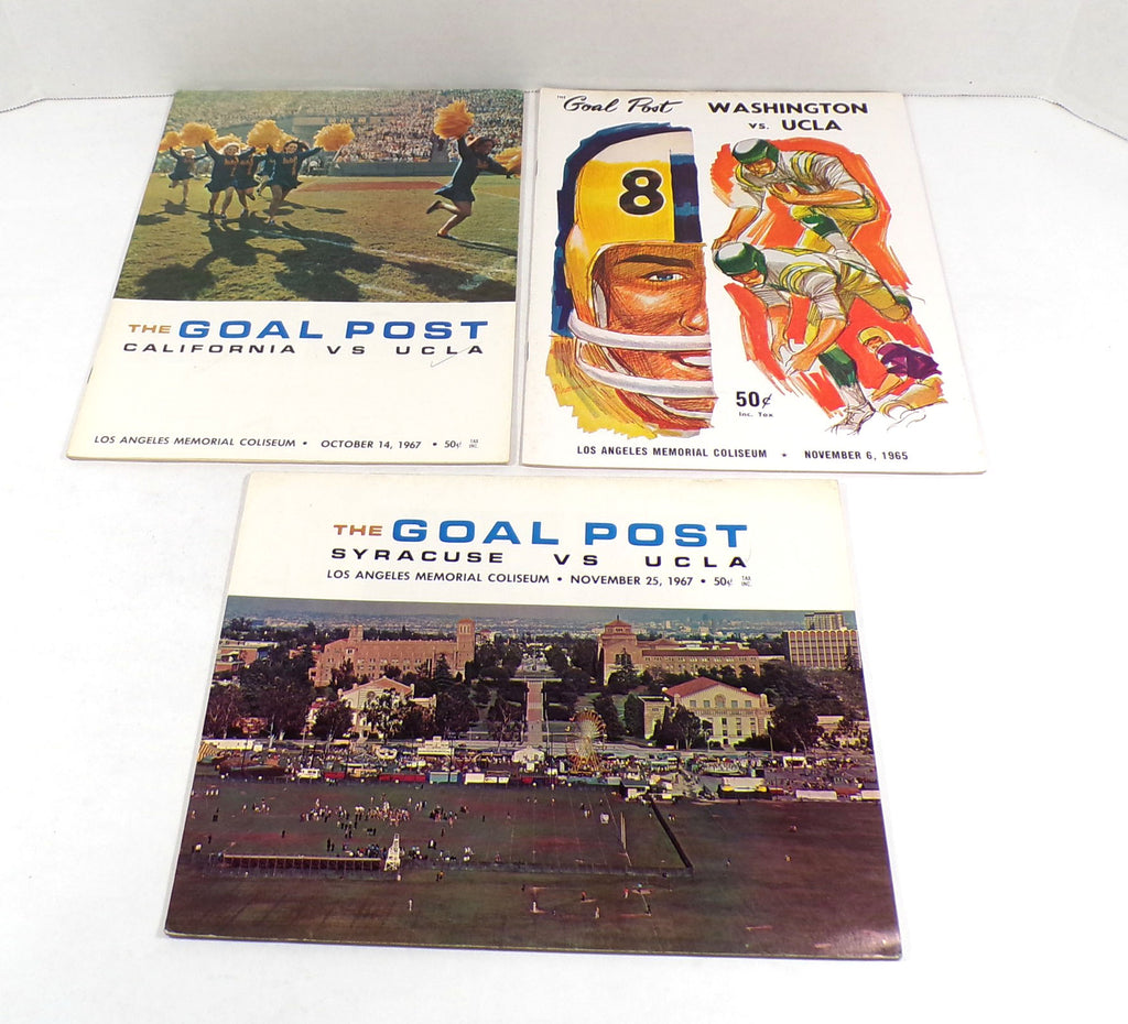 Lot of (3) Different 1965 to 1967 UCLA College Football Programs Pic2
